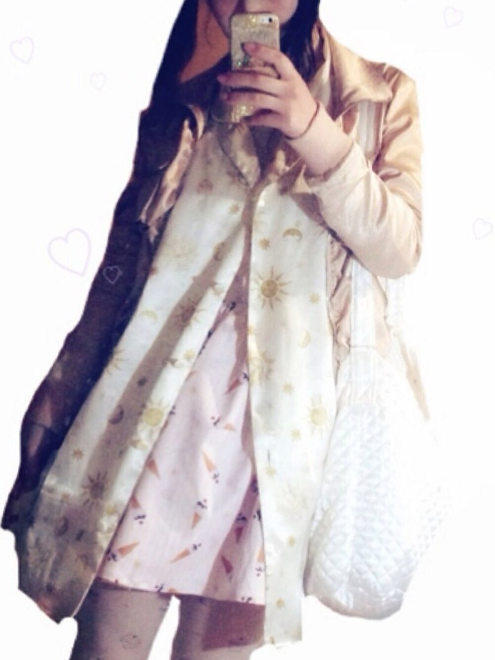 「古着、ピンク、vintage、ガーリー、パジャマ、syrup.、カップケーキ、甘カジ、himitu by syrup、WEARBOOKエントリー」｜「RoseMarie seoirのsweet desert ワンピース（ワンピース、その他）」を使った、aiさん（レディース・158cm）の夏コーディネートの1枚目の写真