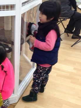 「bricbrac（ブリックブラッカ）のアイテム」を使った、nonoさん（キッズ・100cm）の春コーディネート