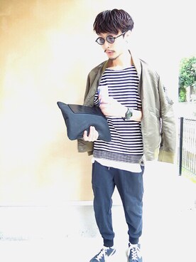 「レッドブル」｜shoushouさん（メンズ・170cm）の秋コーディネート