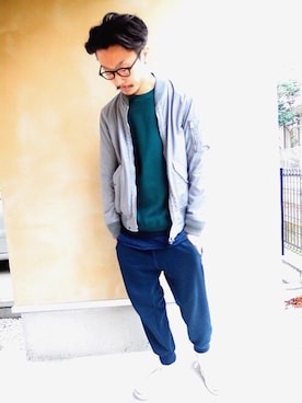 「CONVERSE（コンバース）のCONVERSE コンバース ジャック パーセル / JACK PURCEL（スニーカー）」を使った、shoushouさん（メンズ・170cm）の冬コーディネート