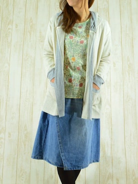 「Wordtrobe（ワードトローブ）のアイテム」を使った、✿Y✿さん（レディース・162cm）の春コーディネート