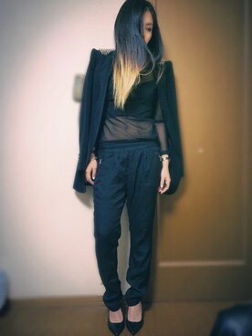 YURI NAKAMURAさん（レディース・158cm）の春コーディネート