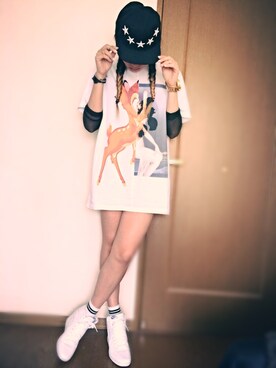 YURI NAKAMURAさん（レディース・158cm）の春コーディネート