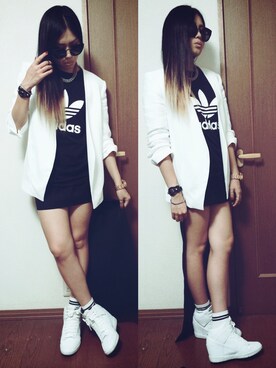 YURI NAKAMURAさん（レディース・158cm）の夏コーディネート