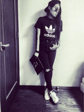 YURI NAKAMURAさん（レディース・158cm）の夏コーディネート