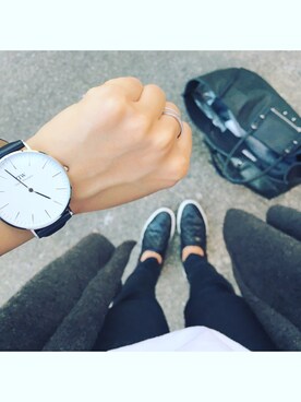 「Daniel Wellington」｜YURI NAKAMURAさん（レディース・158cm）の秋コーディネート