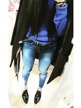 「ISABEL MARANT（イザベルマラン）のアイテム（その他アウター）」を使った、YURI NAKAMURAさん（レディース・158cm）の秋コーディネート