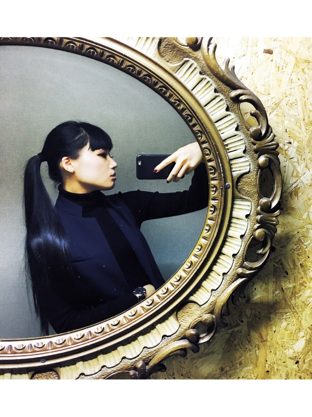 「ZARA、UNIQLO、DanielWellington、zara woman、UNIQLOコーデ、ユニクロ、navy、H&M、プチプラ、プチプラコーデ」｜「Daniel Wellingtonのアイテム（アナログ腕時計、ブラック系）」を使った、YURI NAKAMURAさん（レディース・158cm）の秋コーディネートの1枚目の写真