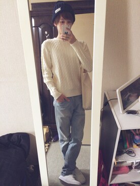 けんしろさん（メンズ・173cm）の秋コーディネート