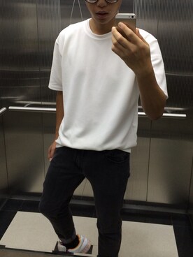 「WEAR」｜「アイテム（その他アウター）」を使った、전신용さん（メンズ・180cm）の夏コーディネート