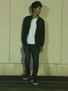 「NIKE（ナイキ）のNIKE/ナイキ グランドテラス 654495（スニーカー）」を使った、KOUTAさん（メンズ・178cm）の秋コーディネート