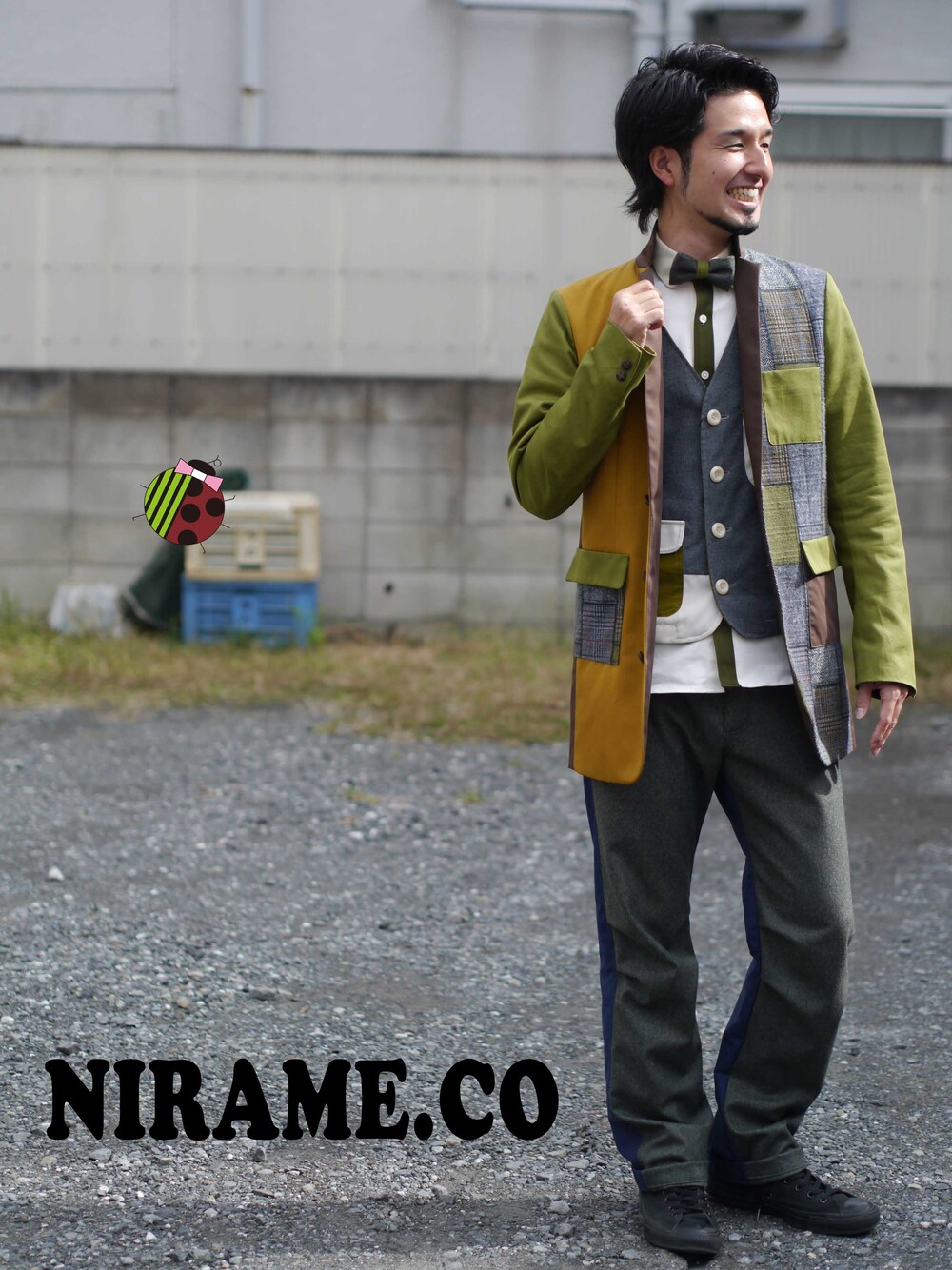 NIRAME.COさんの「クラス替えじゃけっと（NIRAME.CO）」を使ったコーディネートの1枚目の写真