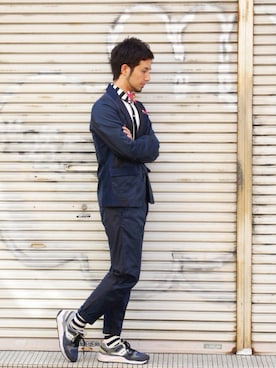 「NIRAME.CO（ニラメッコ）のアイテム（ジャケット/アウター）」を使った、NIRAME.COさん（メンズ・176cm）の秋コーディネート