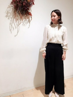 「Dot＆Stripes CHILD　WOMAN」｜norikoさん（レディース・155cm）の秋コーディネート