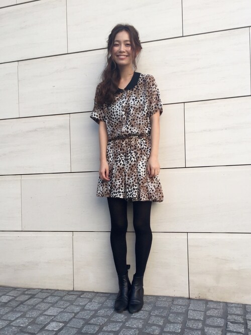 阿久津ゆりえ Ienaのタイツ ストッキングを使ったコーディネート Wear