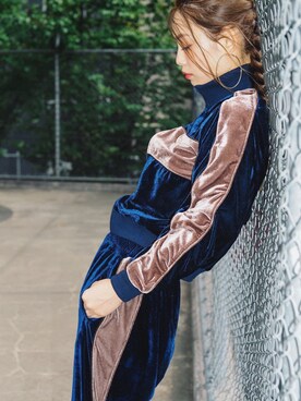 「Another Edition」｜「アイテム（ブルゾン）」を使った、阿久津ゆりえさん（レディース・167cm）の秋コーディネート