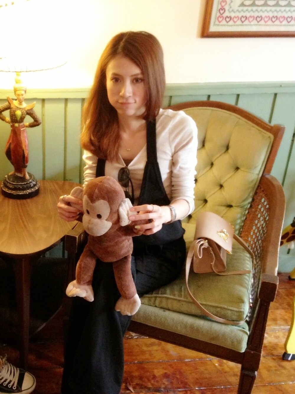 「PAZZOのPAZZO（ワンピース、グレー系）」を使った、LCさん（レディース・158cm）の春コーディネートの1枚目の写真