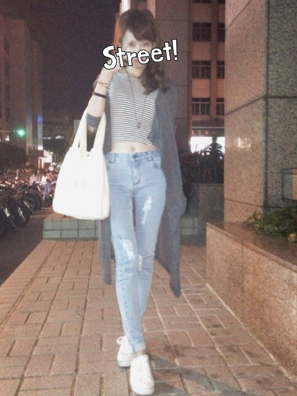 「不詳のアイテム（クラッチバッグ、ベージュ系）」を使った、LCさん（レディース・158cm）の夏コーディネートの1枚目の写真