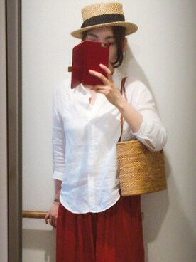 「blondy（ブロンディー）のアイテム」を使った、kumakoさん（レディース・166cm）の夏コーディネート