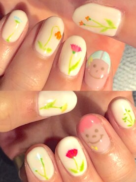 「ネイル」｜shoko✳︎422さん（レディース・171cm）の春コーディネート