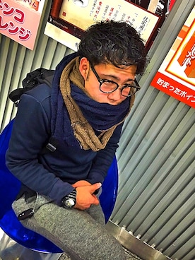 「授業」｜YASUさん（メンズ・172cm）の冬コーディネート