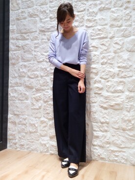 鐘ヶ江真由子さん（レディース・159cm）の冬コーディネート