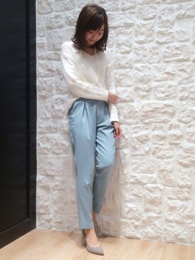 鐘ヶ江真由子さん（レディース・159cm）の冬コーディネート