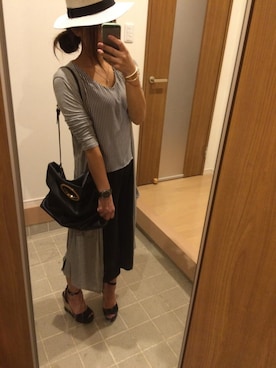 ☺︎rii☺︎さん(レディース・162cm)の夏コーディネート