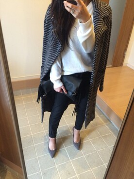 ☺︎rii☺︎さん（レディース・162cm）の冬コーディネート