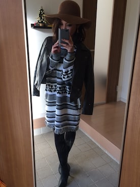 「アイテム（ハンドケア/ハンドクリーム、シルバー系）」を使った、☺︎rii☺︎さん（レディース・162cm）の冬コーディネート