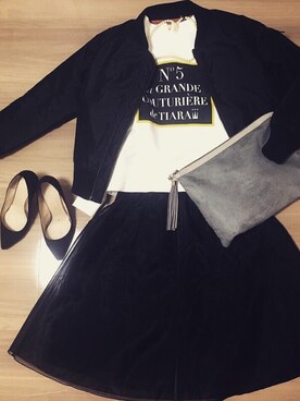 「grove（グローブ）のアイテム（その他アウター）」を使った、AZUMIさん（レディース・165cm）の春コーディネート