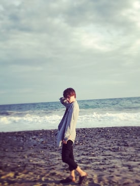 「うみ」｜Nguyen Phatさん（メンズ・165cm）の秋コーディネート
