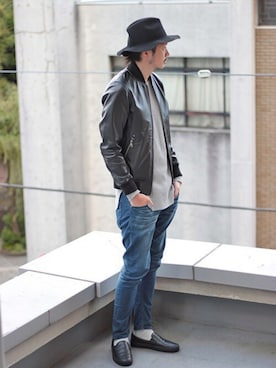 「ラトルトラップ」｜「アイテム（帽子）」を使った、shunsuke.Hさん（メンズ・182cm）の夏コーディネート