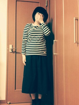 ななさん（レディース・158cm）の冬コーディネート