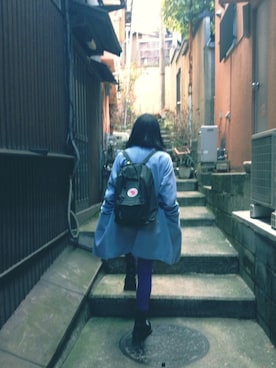 「カンケンBAG」｜サキさん（レディース・154cm）の冬コーディネート