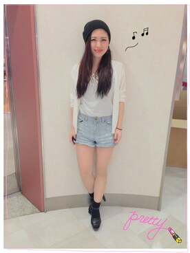 「ESPERANZA（エスペランサ）のアイテム（トップス）」を使った、ESPERANZAさん（レディース・159cm）の春コーディネート