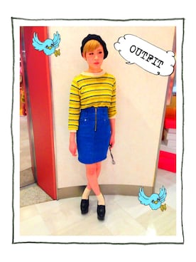 「ESPERANZA（エスペランサ）のアイテム（トップス）」を使った、ESPERANZAさん（レディース・158cm）の春コーディネート