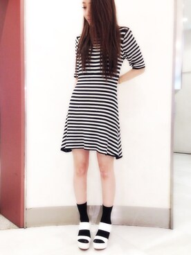 「ESPERANZA（エスペランサ）のアイテム（トップス）」を使った、ESPERANZAさん（レディース・158cm）の春コーディネート