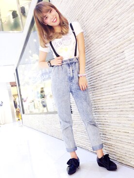 「ESPERANZA（エスペランサ）のアイテム（その他シューズ）」を使った、ESPERANZAさん（レディース・156cm）の夏コーディネート