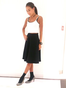 「ESPERANZA（エスペランサ）のアイテム（その他シューズ）」を使った、ESPERANZAさん（レディース・165cm）の秋コーディネート