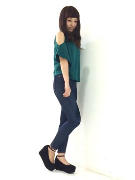 「ESPERANZA（エスペランサ）のアイテム（その他シューズ）」を使った、ESPERANZAさん（レディース・165cm）の秋コーディネート