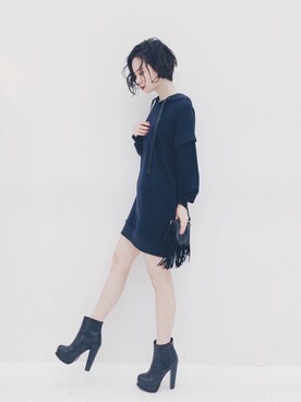 「Settimissimo（セッティミッシモ）のアイテム」を使った、ARISAさん（レディース・157cm）の秋コーディネート