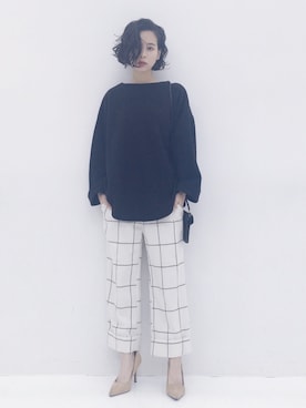 「Settimissimo（セッティミッシモ）のアイテム」を使った、ARISAさん（レディース・157cm）の秋コーディネート