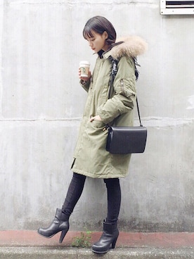ARISAさん(レディース・157cm)の冬コーディネート