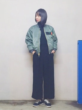 「Ray BEAMS（レイビームス）のアイテム（ジャケット/アウター）」を使った、ARISAさん（レディース・157cm）の冬コーディネート