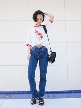 ARISAさん（レディース・157cm）の夏コーディネート