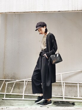 「Settimissimo（セッティミッシモ）のアイテム」を使った、ARISAさん（レディース・157cm）の秋コーディネート