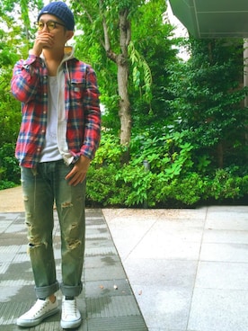 m i c h u 🍖さん（メンズ・176cm）の秋コーディネート