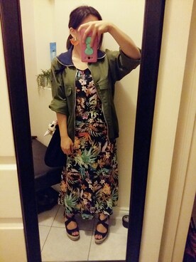 「travel」｜「アイテム（アクセサリー）」を使った、Lydia 🌼 靖琳さん（レディース・153cm）の秋コーディネート
