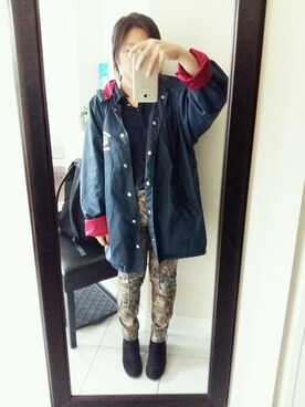 「school」｜「アイテム（アクセサリー）」を使った、Lydia 🌼 靖琳さん（レディース・153cm）の秋コーディネート
